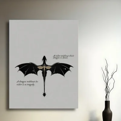 Wyvern Shadow Beast Wall Art
