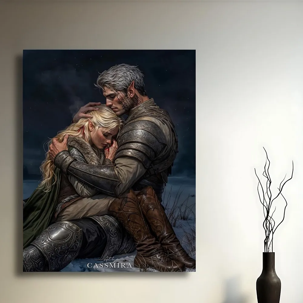 Rowan Whitethorn Warrior Portrait Wall Art
