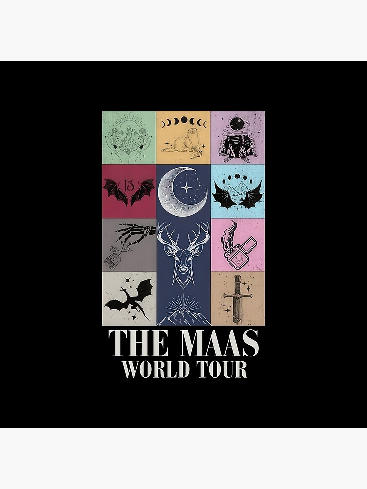 Throne Of Glass The Maas World Tour Throw Pillow - Image 2