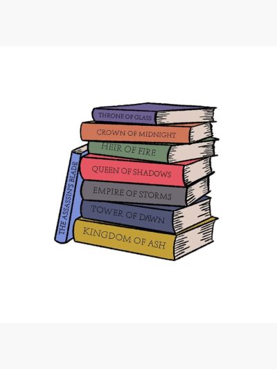 Alternative view of Throne Of Glass Books Throw Pillow