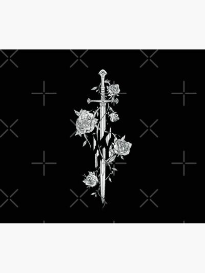 Alternative view of Roses Of The Broken Sword Tapestry