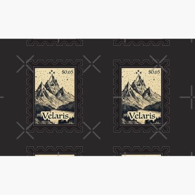 Alternative view of Velaris Stamp Vintage Wood Block Style Mug