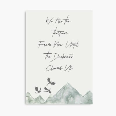 Throne Of Glass We Are The Thirteen Poster