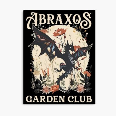 Throne Of Glass Abraxos Garden Club Vintage Poster