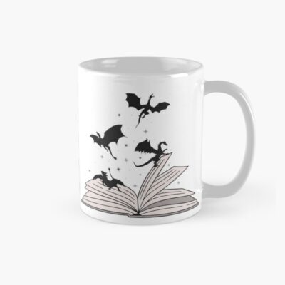 Throne Of Glass Book Dragon Mug