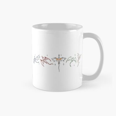 Fourth Wing Spine Dragons Mug