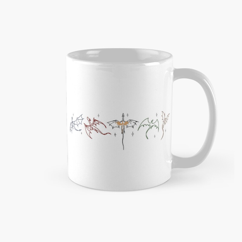 Fourth Wing Spine Dragons Mug