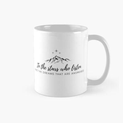 To The Stars Who Listen Minimalist Print Mug