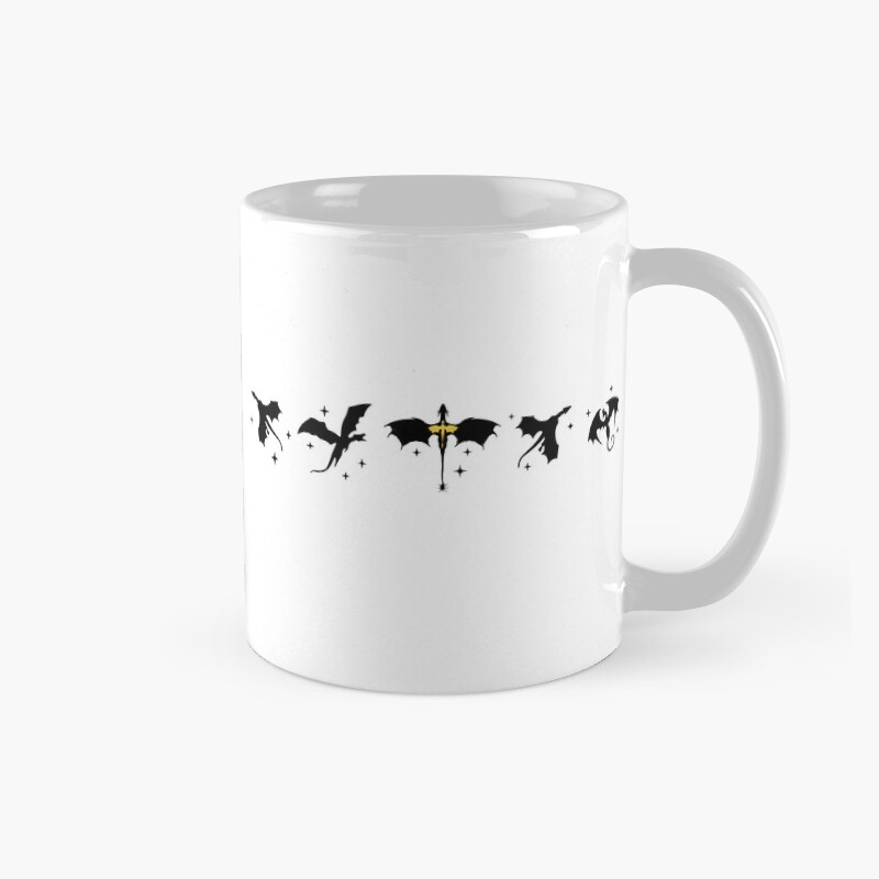 Fourth Wing Spine Dragons Mug