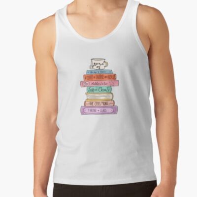 Ya Fantasy Book Stack Tank Top