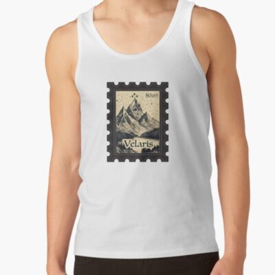 Velaris Stamp Vintage Wood Block Style Tank Top