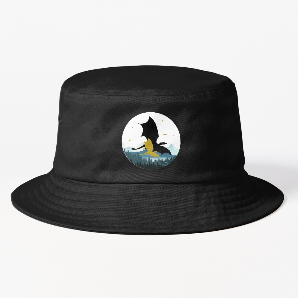 Fourth Wing Dragons Bucket Hat