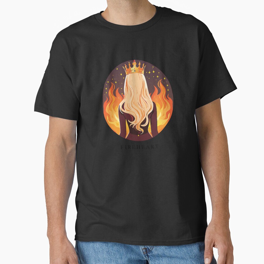 Fireheart Aelin Tog Sticker Sjm Acotar T-shirt - Image 3