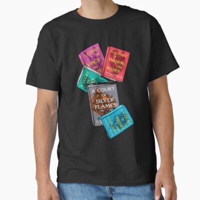 Acotar Books Bookish 4 Book Pack Book Set T-shirt
