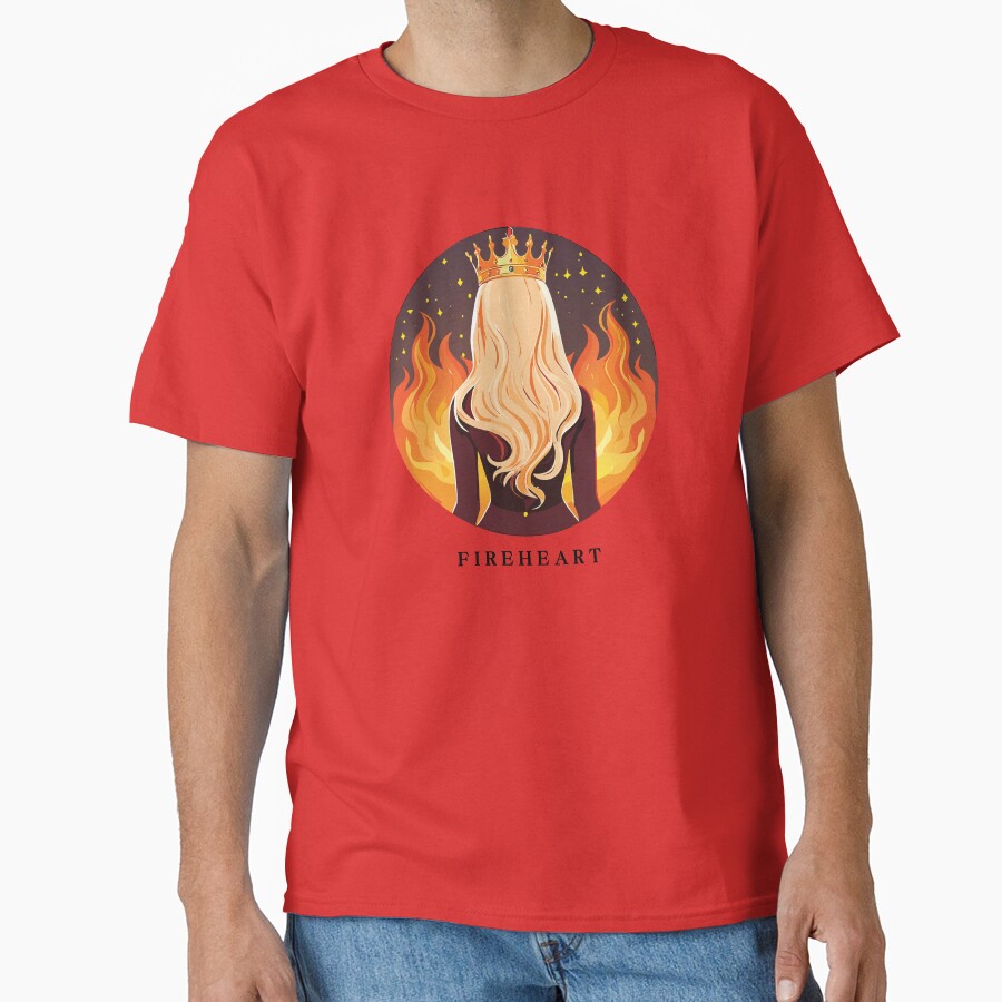 Fireheart Aelin Tog Sticker Sjm Acotar T-shirt