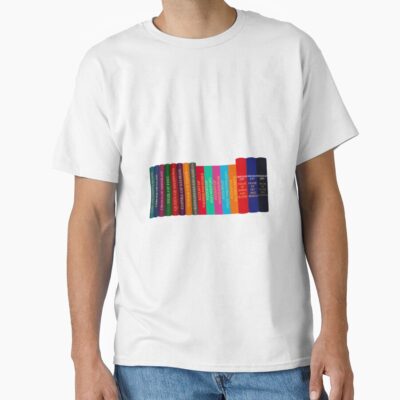 Sjm Books Spines T-shirt