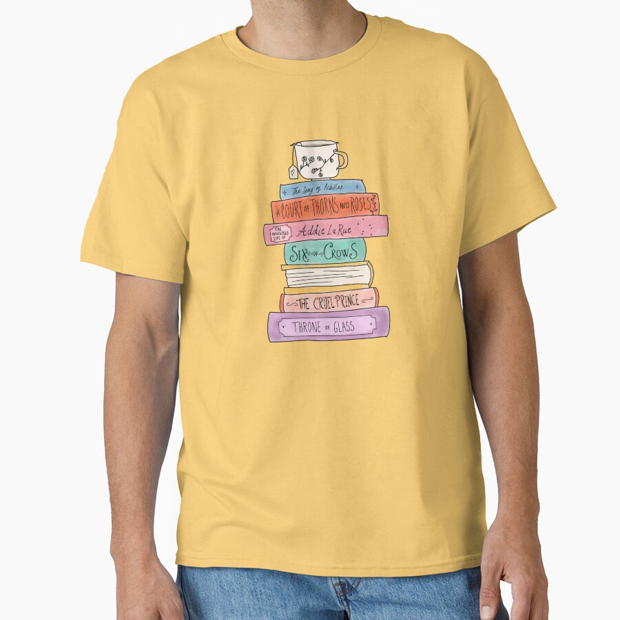 Ya Fantasy Book Stack T-shirt - Image 6