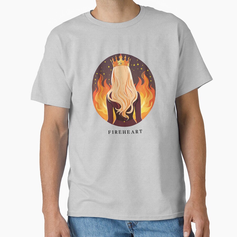 Fireheart Aelin Tog Sticker Sjm Acotar T-shirt - Image 4