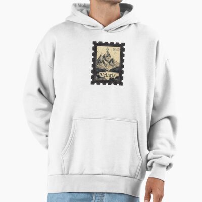 Velaris Stamp Vintage Wood Block Style Hoodie
