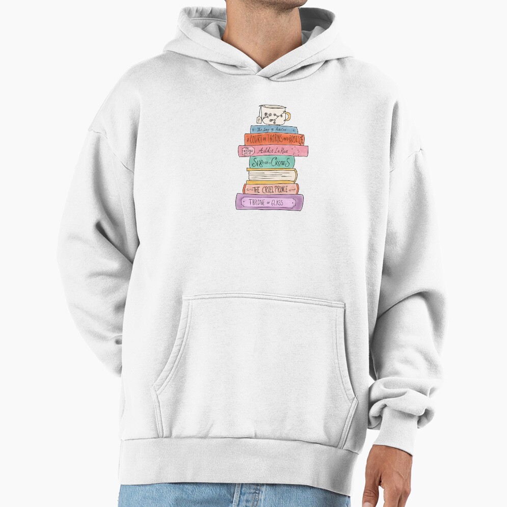 Ya Fantasy Book Stack Hoodie