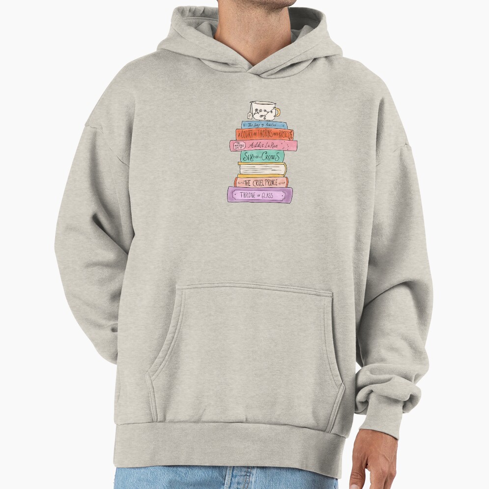 Ya Fantasy Book Stack Hoodie - Image 3