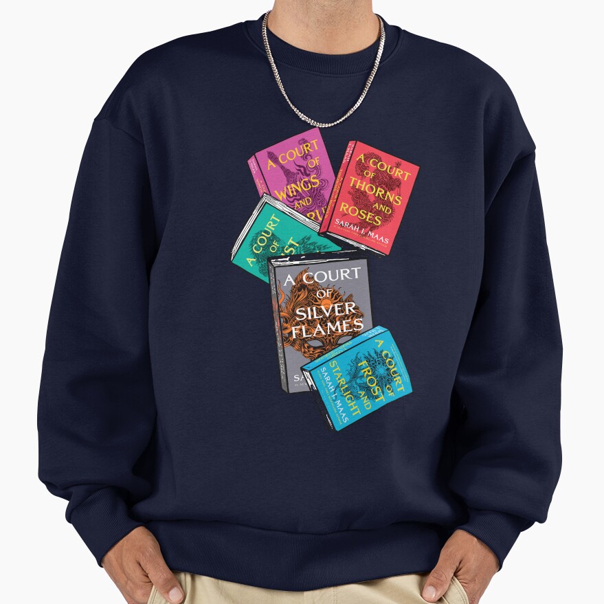 Acotar Books Bookish 4 Book Pack Book Set Sweatshirt - Image 5