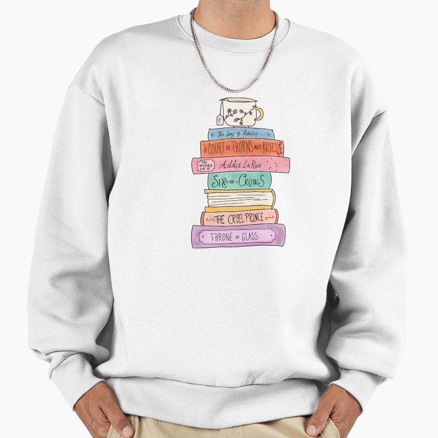 Ya Fantasy Book Stack Sweatshirt