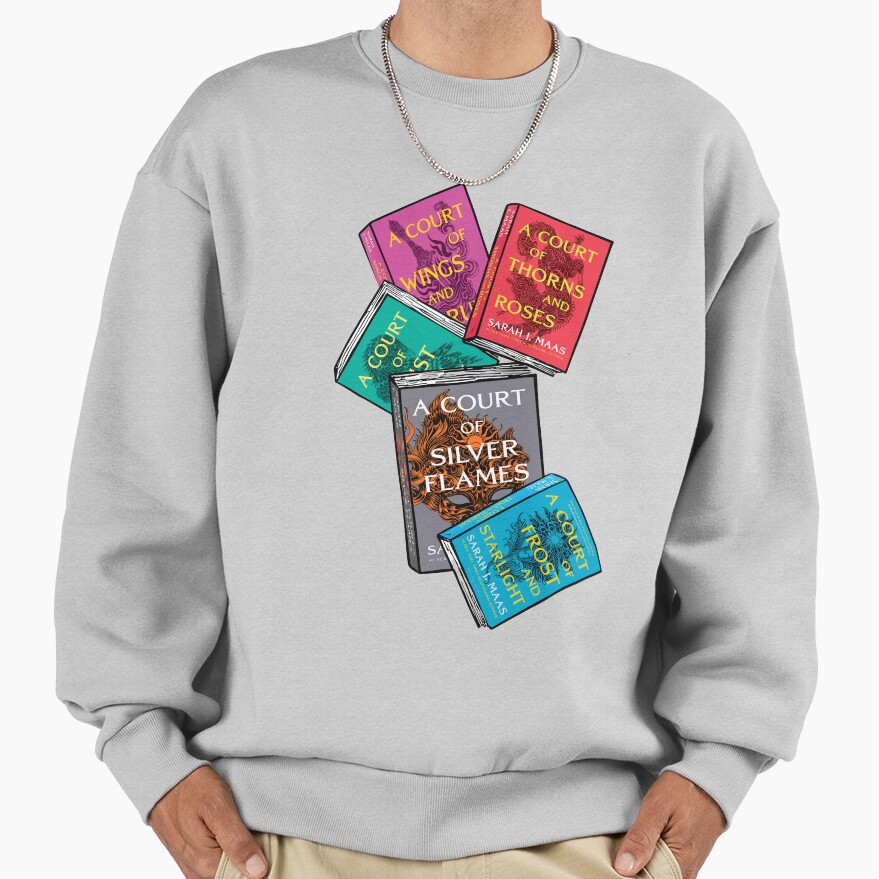 Acotar Books Bookish 4 Book Pack Book Set Sweatshirt - Image 4