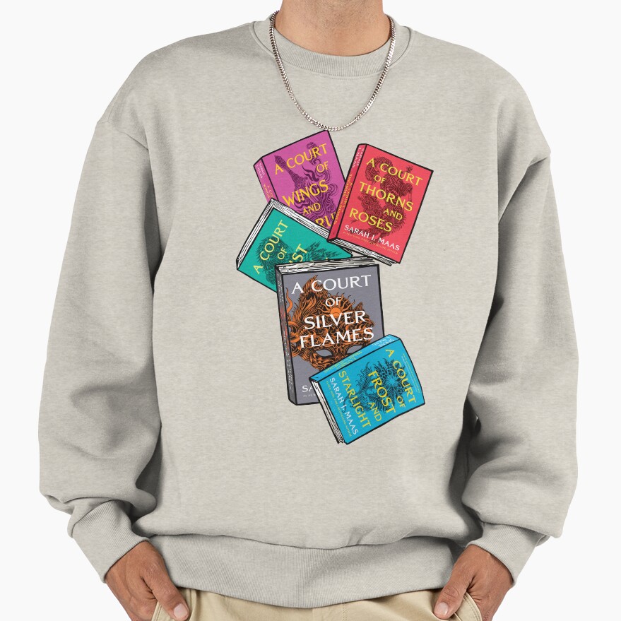 Acotar Books Bookish 4 Book Pack Book Set Sweatshirt - Image 3