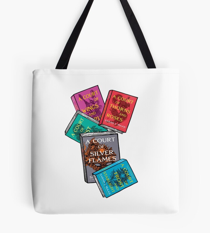 Acotar Books Bookish 4 Book Pack Book Set Tote Bag