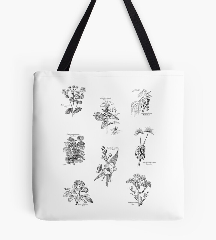 Flora Of The Hunger Games Tote Bag