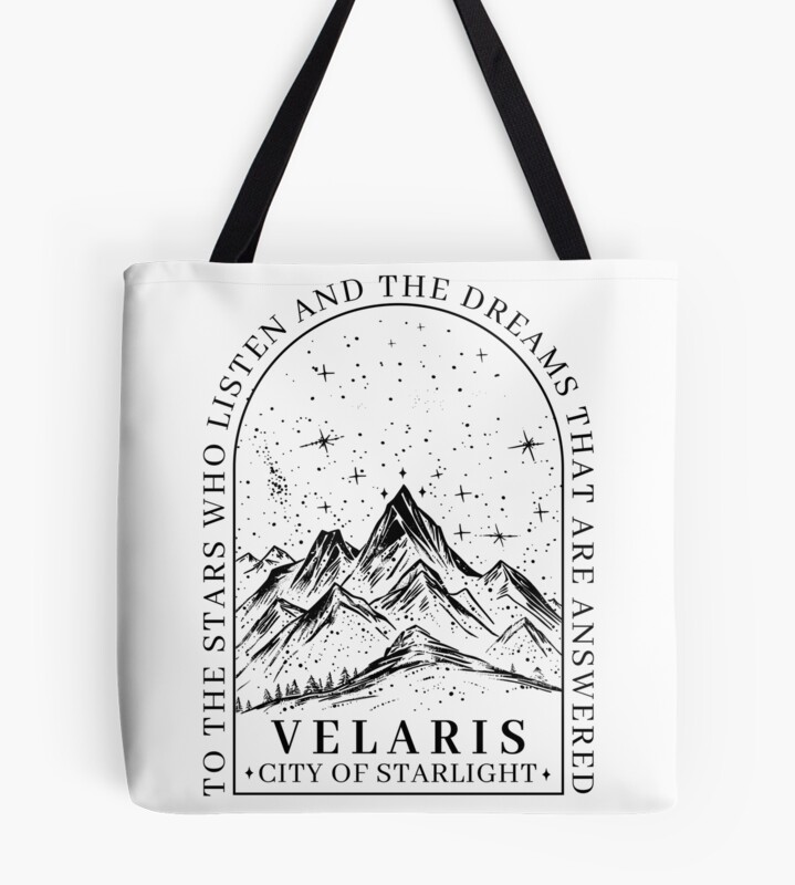 To The Stars Quote Tote Bag
