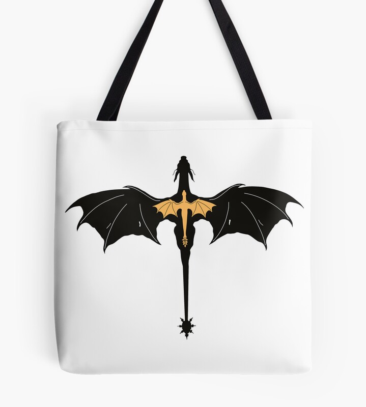 Throne Of Glass Dragons Tote Bag