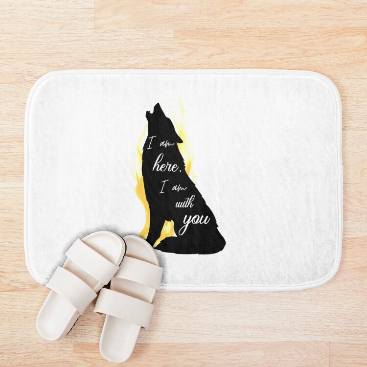 Fenrys I Am Here I Am With You Throne Of Glass Bath Mat - Image 3