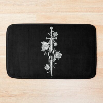 Roses Of The Broken Sword Bath Mat