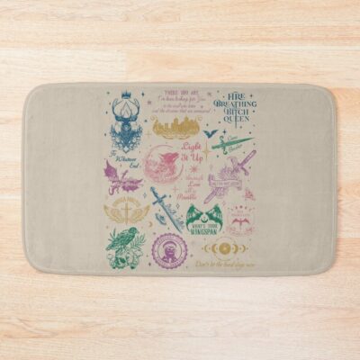 Throne Of Glass Acotar Crescent City Bath Mat