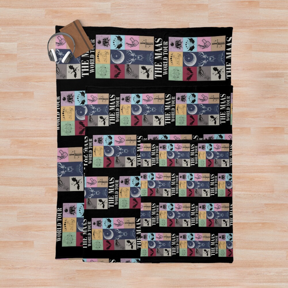 Throne Of Glass The Maas World Tour Throw Blanket - Image 3