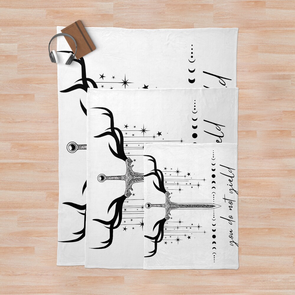 Throne Of Glass Goldryn Throw Blanket - Image 3