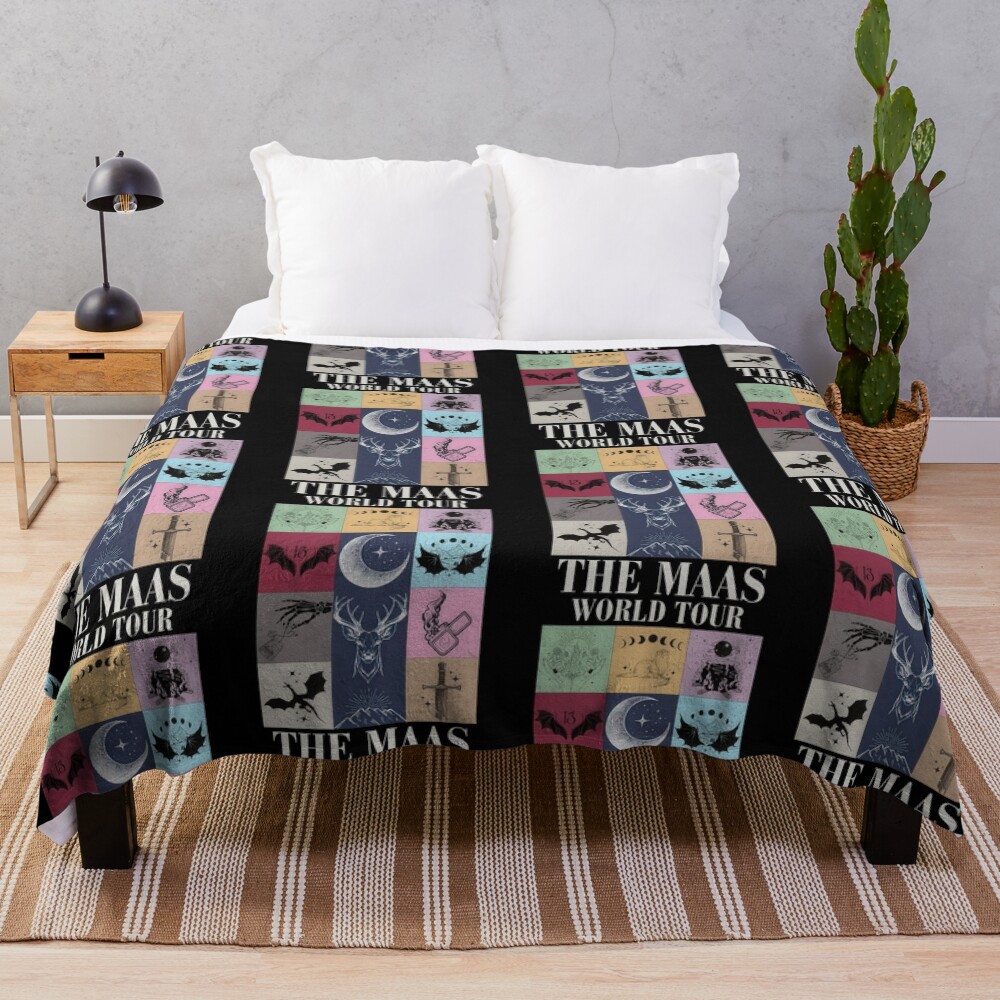Throne Of Glass The Maas World Tour Throw Blanket