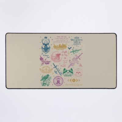 Throne Of Glass Acotar Crescent City Mouse Pad