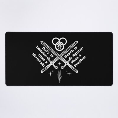 The Wheel Of Time Duty Is Heavier Mouse Pad