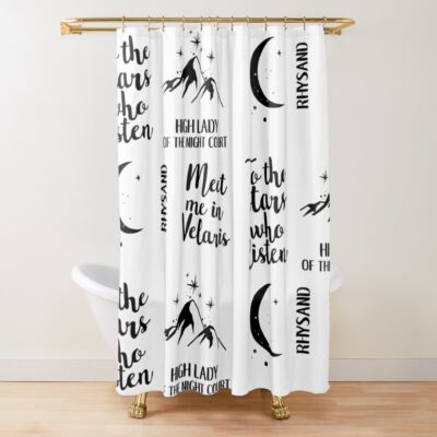 Maas Sticker Set Shower Curtain