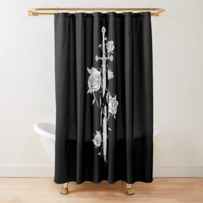 Roses Of The Broken Sword Shower Curtain
