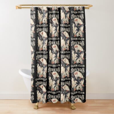 Throne Of Glass Abraxos Garden Club Vintage Shower Curtain