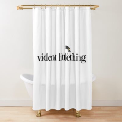 Fourth Wing Violent Little Thing Shower Curtain