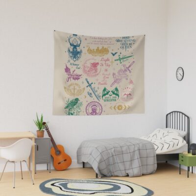 Throne Of Glass Acotar Crescent City Tapestry