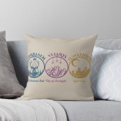 Throne Of Glass Acotar T Shirt Throw Pillow